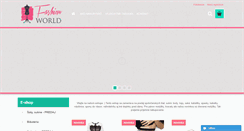 Desktop Screenshot of fashionworldsk.com