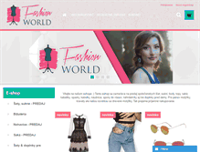 Tablet Screenshot of fashionworldsk.com